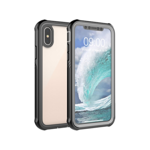 iPhone X/Xs - ToughCase Vandtæt Beskyttelse Cover - Sort - Løbearmbånd