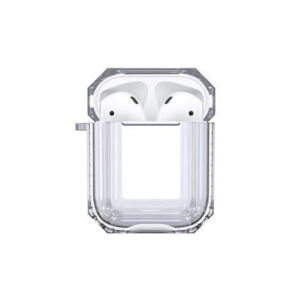 AirPods (1/2) | Silent Stødsikker Silikone Beskyttelse - Gennemsigtig - Silent