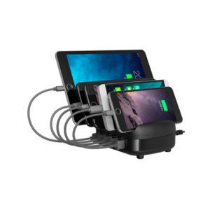 ORICO&trade; | Ladestation til 5 Enheder - USB-A - 40W - Sort - ORICO