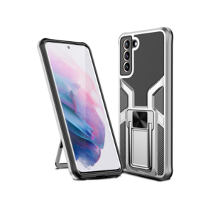 Samsung Galaxy S21+(Plus) - Deluxe&trade; Håndværker Cover M. Kickstand - Grå - DELUXE