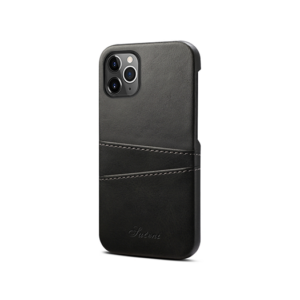 iPhone 12 Pro Max - NX Design&trade; Læder Cover M. Kortholder - Sort - NX Design