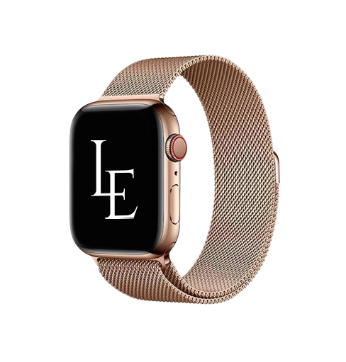 Apple Watch (38/40/SE/41/42mm) - L'Empiri™ Milanese Loop - Retro Guld - Milanese