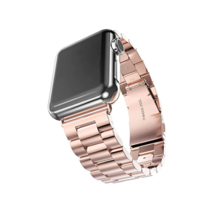 Apple Watch (38/40/SE/41/42mm) - CNC Pro Rustfrit Stål Rem - Roseguld - CNC