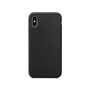 iPhone X/Xs - Deluxe&trade; Soft Touch Silikone Cover - Sort - DELUXE