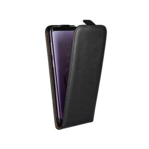 Samsung Galaxy S8+ (Plus) - Diary Læder Etui M. Vertical Flip - Sort - DeluxeCovers