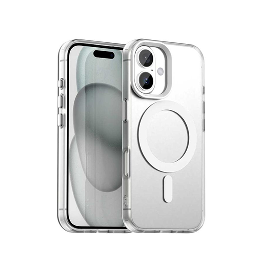 iPhone 17 - DeLX™ Frosted Cover m. MagSafe - Hvid - DeLX™