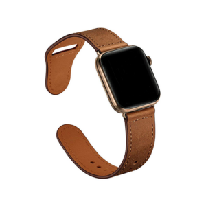 Apple Watch (38/40/SE/41/42mm) - FINESSE Ægte Læder Rem - Brun - FINESSE