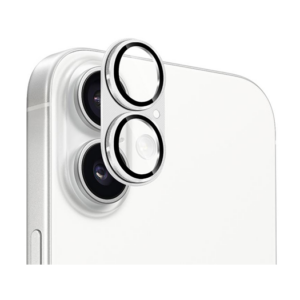 iPhone 17 - ENKAY&trade; 9H Kamera Linse Beskyttelsesglas - Silver Aluminium - ENKAY