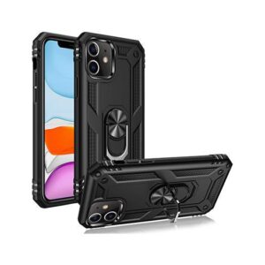 iPhone 11 - NX Pro&trade; Armor Cover m. Ring Holder - Sort - NX PRO