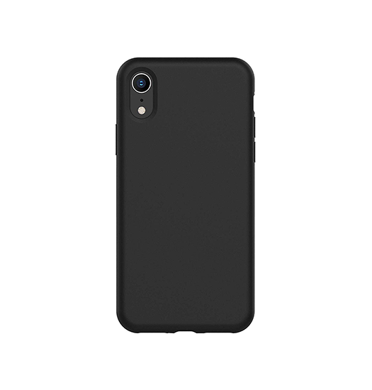 iPhone XR - Novo Frosted Matte Slim Silikone Cover - Sort - Novo