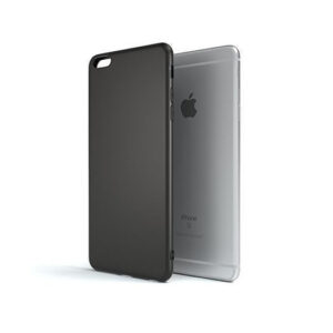 iPhone 6/6s Plus - Novo Frosted Matte Slim Silikone Cover - Sort - Novo