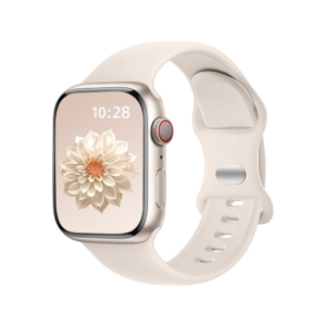 Apple Watch (42/44/SE/45/46/49mm) - Luna Silikonerem - Mocca - PRO+