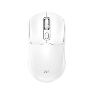 ZGA® | Ergonomisk BT 5.0 Mus | 2.4GHz Trådløs Mus - Hvid - ZGA