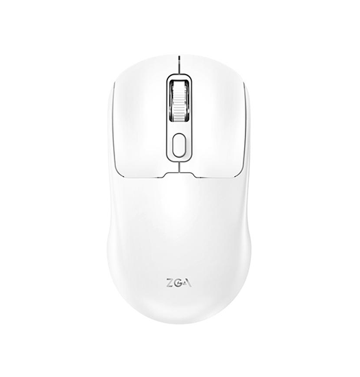 ZGA® | Ergonomisk BT 5.0 Mus | 2.4GHz Trådløs Mus - Hvid - ZGA