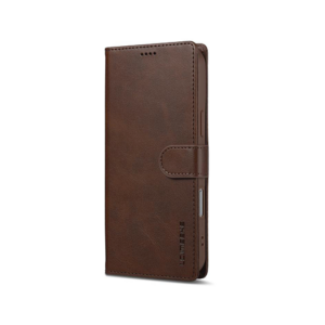 iPhone 17 Pro - LC.IMEEKE&trade; Læder Cover M. Kortholder - Brun - LC.IMEEKE