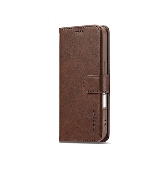 iPhone 17 - LC.IMEEKE™ Læder Cover M. Kortholder - Brun - LC.IMEEKE