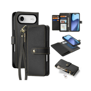 iPhone 17 Air - DUX DUCIS&trade; 2-i-1 Læder Etui M. Aftageligt Cover - sort - DUX DUCIS