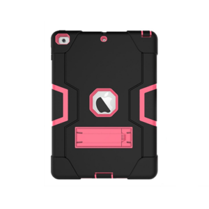 iPad 10.2" 7/8/9 (2019/2020/2021) Deluxe&trade; Robust Stødsikkert TPU Cover  - Sort/Pink - DeluxeCovers