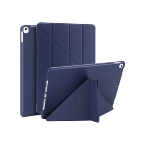 iPad 10.2" 7/8/9 (2019/2020/2021) Orgami Trifold Læder Cover M. Stander - Navy - Orgami