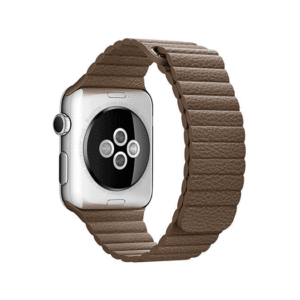 Apple Watch (38/40/SE/41/42mm) - Valence&trade; Loop Læder Rem - Brun - Valence