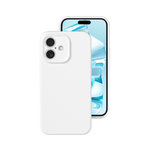 iPhone 16 - Deluxe&trade; Jelly Silikone Cover - Hvid - DeluxeCovers