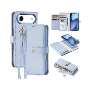 iPhone 17 Air - DUX DUCIS&trade; 2-i-1 Læder Etui M. Aftageligt Cover - Blå - DUX DUCIS