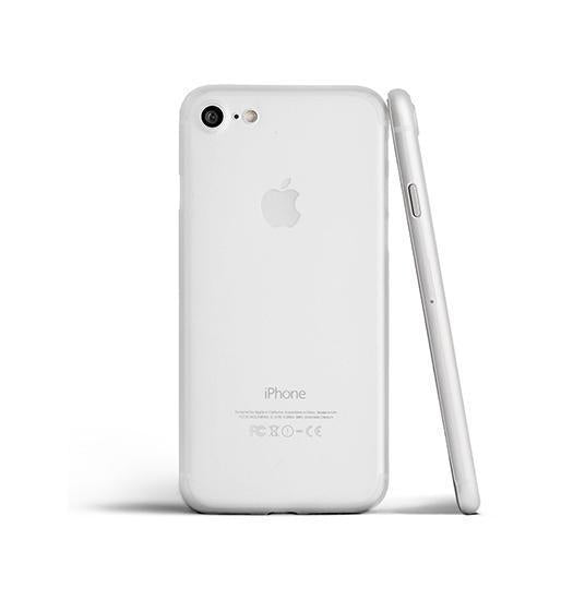 iPhone 7/8/SE(2020/2022) - Ultratynd Matte Series Cover V.2.0 - Hvid/Klar - Ultratynd