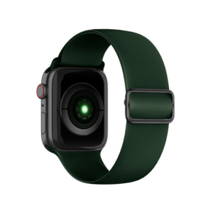 Apple Watch (38/40/SE/41/42mm) - ACTIVE&trade; Silikone Sportsrem - Mørkegrøn - ACTIVE