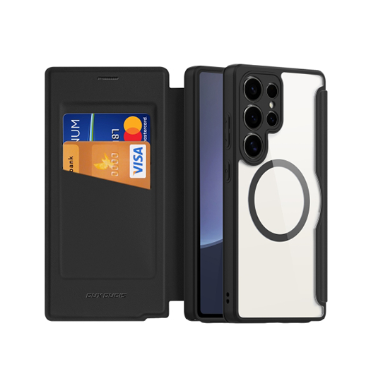 Samsung Galaxy S25 Ultra - DUX DUCIS® 2-i-1 Cover M. MagSafe - Sort - DUX DUCIS