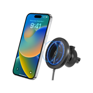 Trådløs Biloplader - 15W - MagSafe Kompatibel - MRIOWIZ&trade; - DeluxeCovers