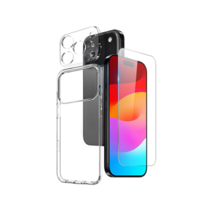 iPhone 17 Pro - 3-i-1 Beskyttelsesæt Cover & Beskyttelsesglas - DeluxeCovers