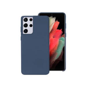 Samsung Galaxy S21 Ultra - Deluxe&trade; Soft Touch Silikone Cover - Navy - DELUXE