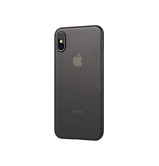 iPhone X/Xs - Valkyrie Ultra-Tynd Cover - Sort/Gennemsigtig - Valkyrie