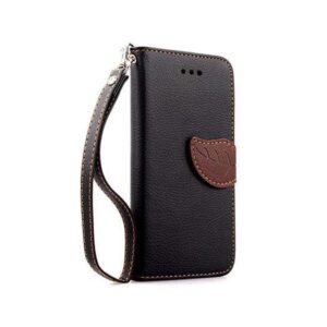 iPhone Xs Max - Reborn Leaf Wallet Læder Etui M. Magnetluk - Sort - Reborn