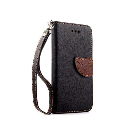 iPhone Xs Max - Reborn Leaf Wallet Læder Etui M. Magnetluk - Sort - Reborn