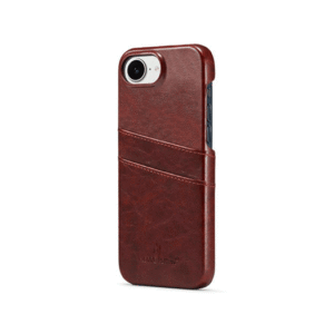 iPhone 16e - NX Design&trade; Læder Cover M. Kortholder - Brun - NX Design