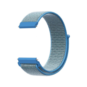 Garmin Vivoactive 4 - L'Empiri&trade; Nylon Velcro Rem - Blå - L'Empiri&trade;