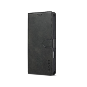 iPhone 17 Pro - LC.IMEEKE&trade; Læder Cover M. Kortholder - Sort - LC.IMEEKE