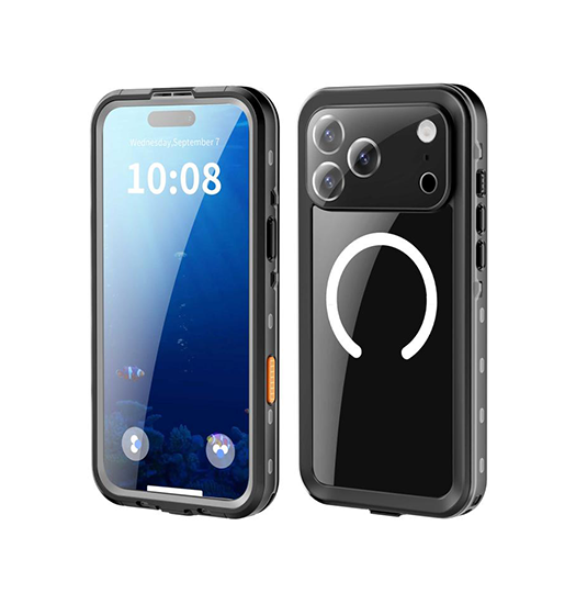 iPhone 17 Pro - Redpepper™ IP68 Vandtæt Håndværker Cover - Sort - Redpepper™