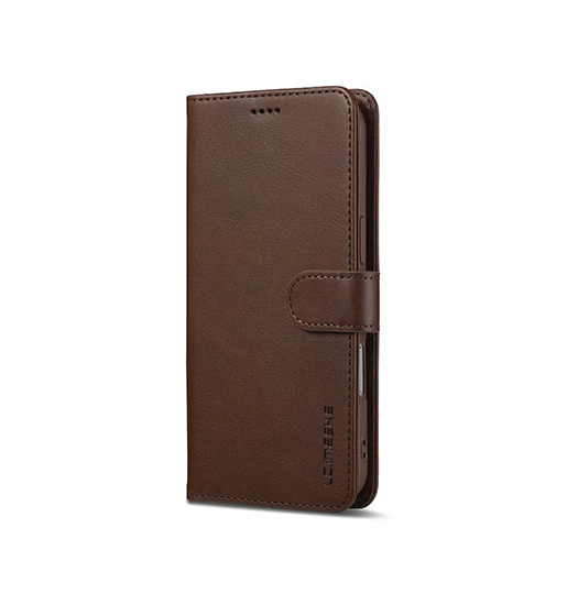 iPhone 17 Air - LC.IMEEKE™ Læder Cover M. Kortholder - Brun - LC.IMEEKE