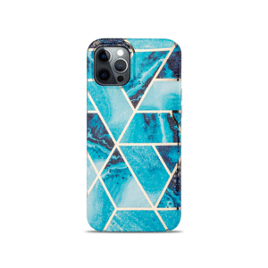 iPhone 11 Pro Max - DELUXE&trade; Marble  Silikone Cover - Ocean - DELUXE