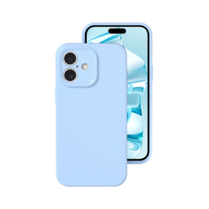 iPhone 16 Plus - Deluxe&trade; Jelly Silikone Cover - Sky Blue - DeluxeCovers