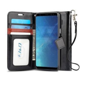 Samsung Galaxy S8 - Vintage 2-i-1 Læder Etui M. Aftageligt Cover - Sort/Grå - Vintage