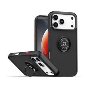 iPhone 17 Pro - PRO&trade; Armor Cover m. Ring Holder - Sort - NX PRO