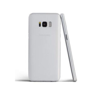 Samsung Galaxy S8+ (Plus) - Ultratynd Matte Series Cover V.2.0 - Hvid/Klar - Ultratynd