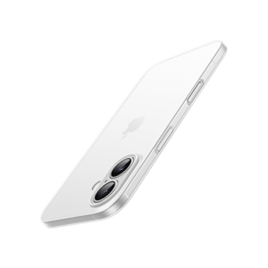 iPhone 16 - Ultratynd Matte Series Cover V.2.0 - Hvid/Klar - Ultratynd