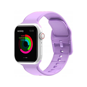 Apple Watch (42/44/SE/45/46/49mm) -  CANDY&trade; Silikone Sportsrem - Lilla - CANDY