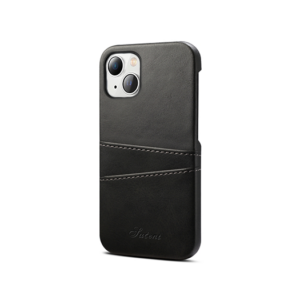 iPhone 15 - NX Design&trade; Læder Cover M. Kortholder - Sort - NX Design