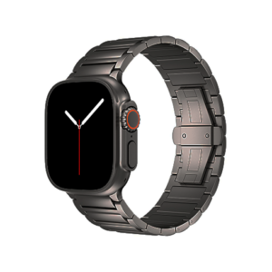 Apple Watch (42/44/SE/45/46/49mm) - L'Empiri&trade; X34 Ægte Titanium Rem - Titaniumgrå - L'Empiri&trade;
