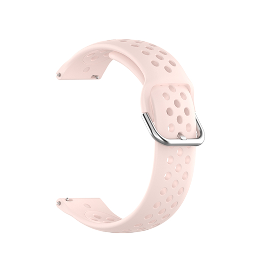 Samsung Galaxy Watch 7 (40/44mm) - 4Run™ Silikone Løbe Sportsrem - Pink - 4Run
